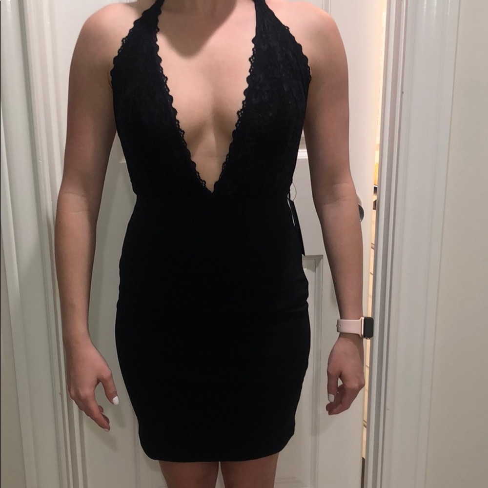 BRAND NEW- Black Sultry Nights Dress